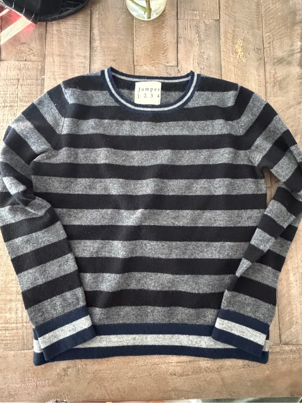 Jumper 1234 100% Cashmere Crewneck Sweater Size 2/4